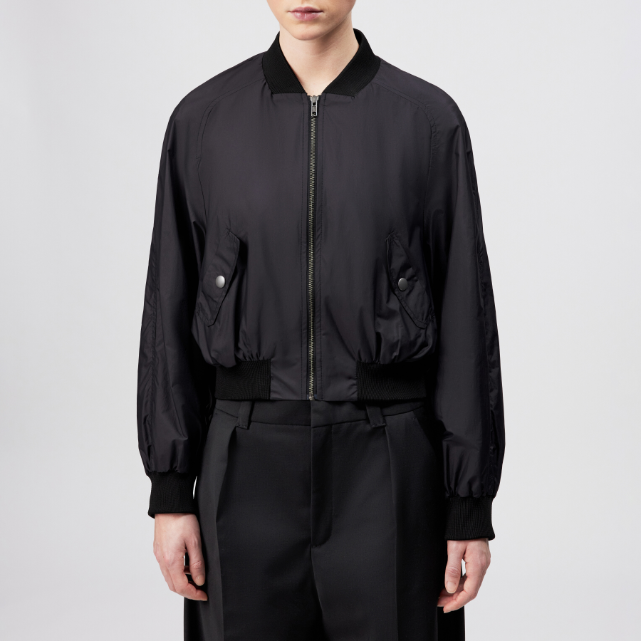 DRYKORN MARHAM Blousonjacke in Techno-Look schwarz 1