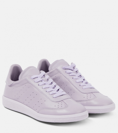 Isabel Marant Sneakers Kaycee aus Leder, Damen, EU 35 Violett