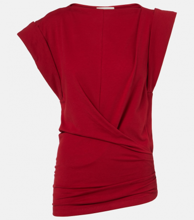 Isabel Marant Top aus Baumwoll-Jersey, Damen, DE 34 Rot