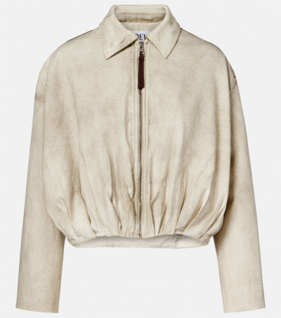 Loewe Jeansjacke, Damen, XXS Beige