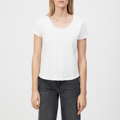DRYKORN NAVIVI T-Shirt in reiner Baumwolle weiß XS