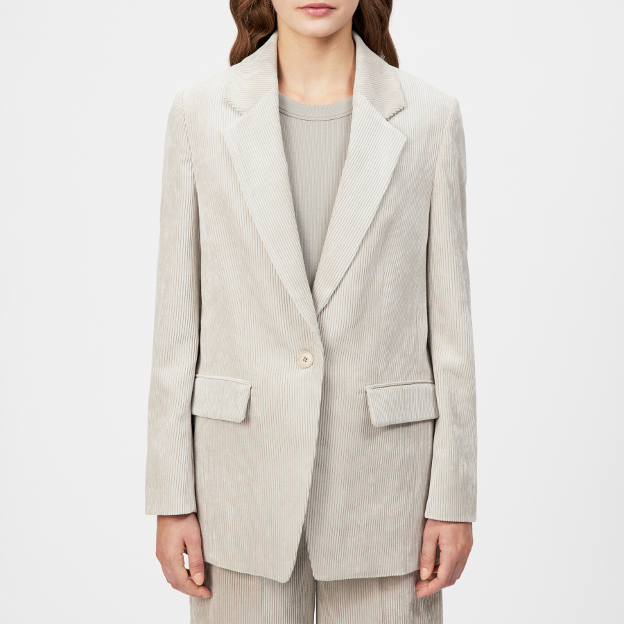 DRYKORN GLENDALE Boyfriend Blazer in Cord beige 5