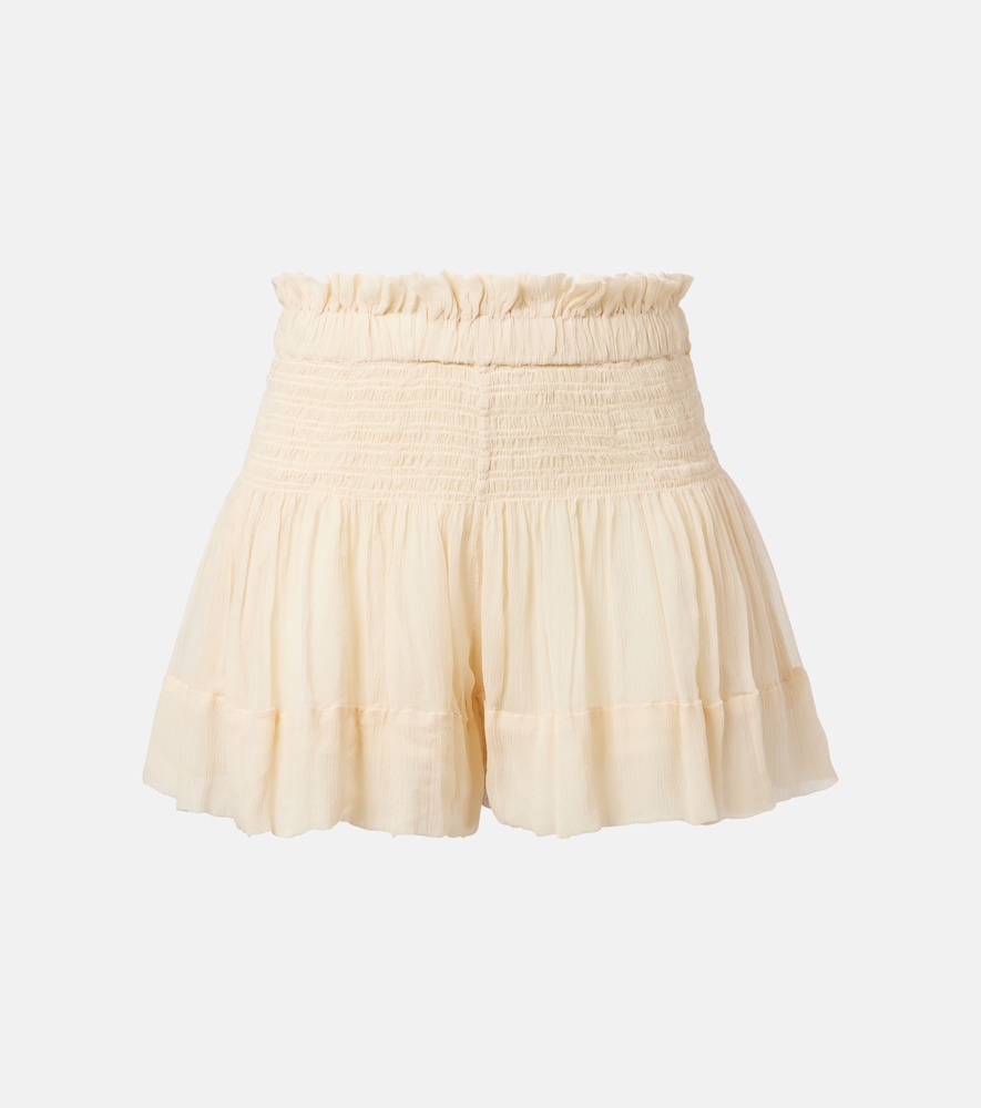 Isabel Marant Shorts Maelly aus Seide, Damen, DE 38 Beige