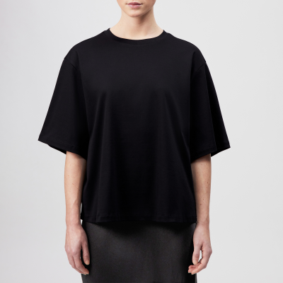 DRYKORN PINARA Oversized T-Shirt in reiner Baumwolle schwarz XS