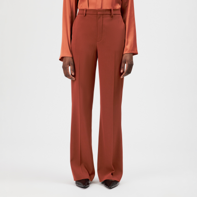 DRYKORN ARGUE Hose mit Flared Leg in Techno-Twill rot 25x34