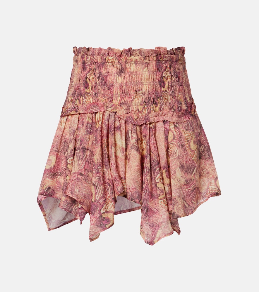 Isabel Marant Minirock Ceiva aus Seide, Damen, DE 32 Rosa
