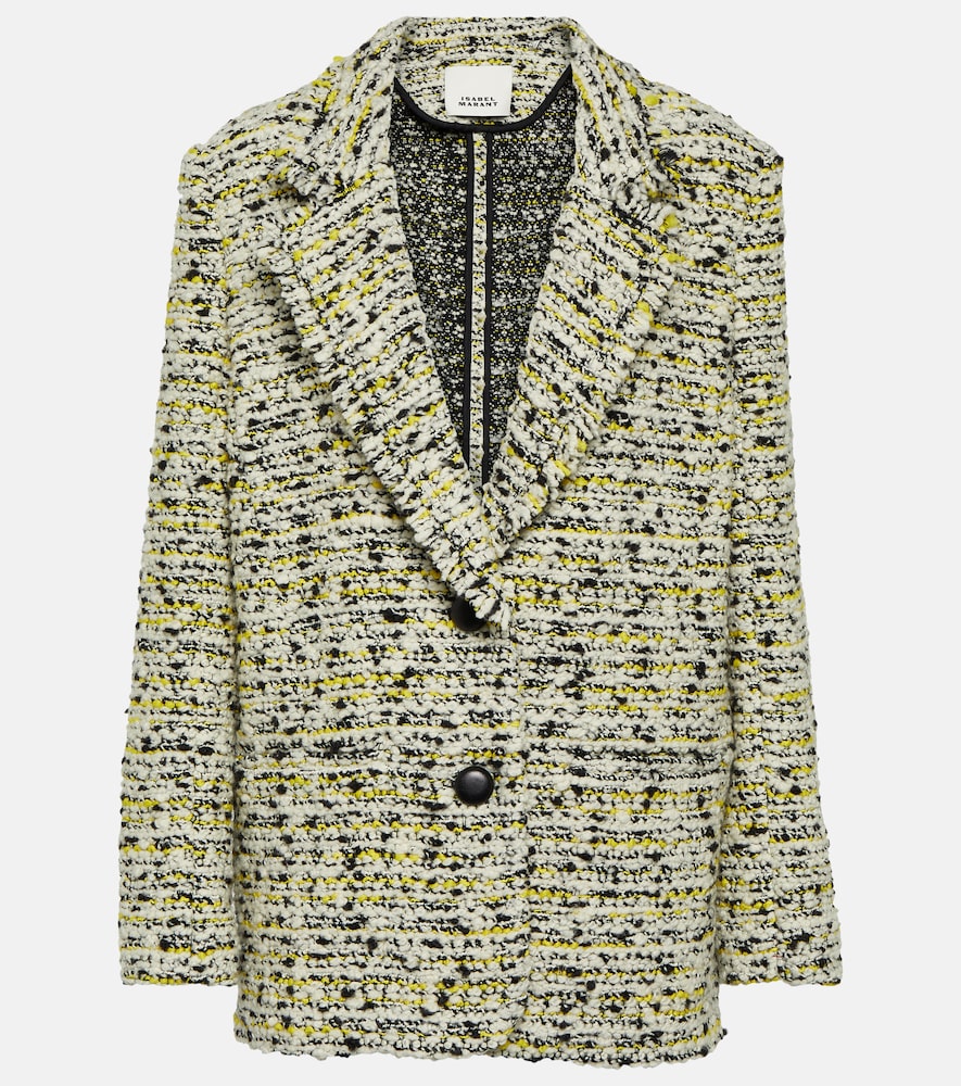 Isabel Marant Blazer Etienne aus einem Wollgemisch, Damen, DE 34 Weiß
