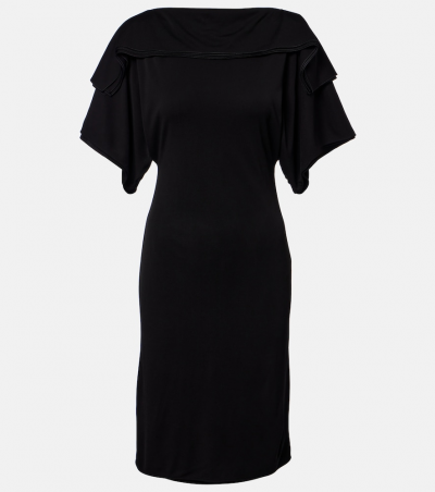 Loewe Minikleid aus Jersey, Damen, S Schwarz