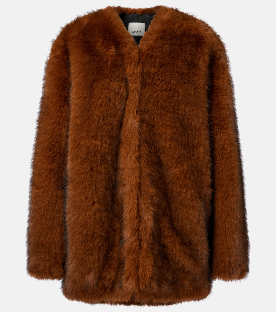 Isabel Marant Oversize-Jacke, Damen, DE 32 Braun