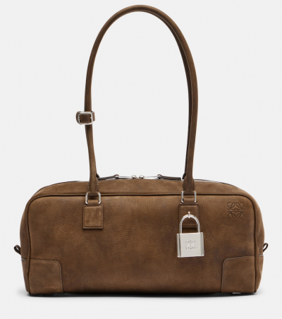 Loewe Schultertasche Amazona 31 aus Leder, Damen, Eine Größe Braun