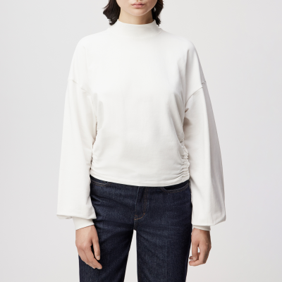 DRYKORN SYANAH-P8 Sweatshirt in Baumwoll-Mix off_weiß S