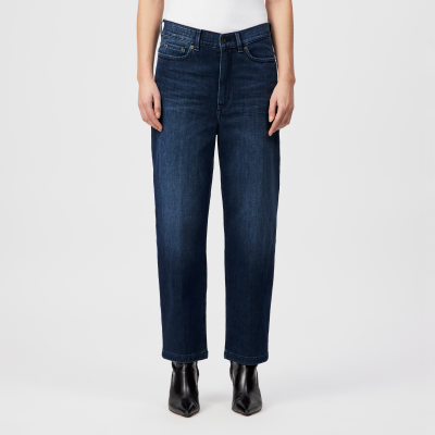 DRYKORN FLOWN Low-Waist Jeans in Light-Blue Denim blau 24x32