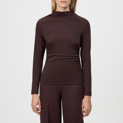 DRYKORN TIRY Longsleeve in Lyocell-Mix rot XS