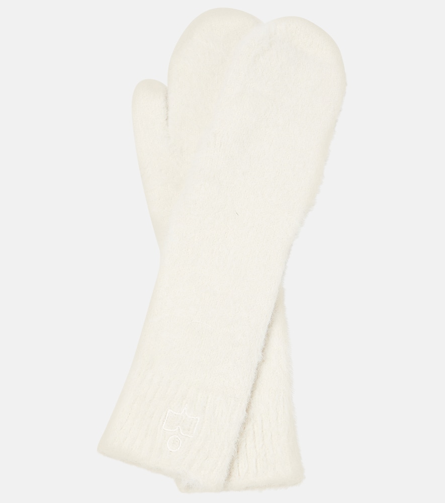 Isabel Marant Fäustlinge Manray aus Strick, Damen, Einheitsgröße Beige