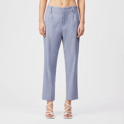 DRYKORN DISPATCH-0 Relaxed Fit Hose in Baumwoll-Leinen-Mix blau 32x32