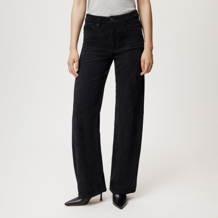 DRYKORN MEDLEY Mid-Waist Jeans in Cord schwarz 25x32