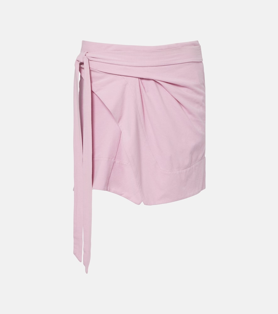 Isabel Marant Wickelrock Berenice aus Baumwolle, Damen, DE 34 Rosa