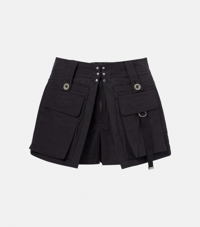 Isabel Marant Shorts Barta aus Baumwolle, Damen, DE 32 Schwarz