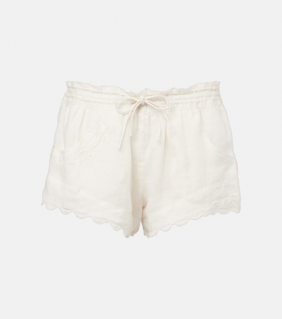 Isabel Marant Shorts Lola aus Ramie, Damen, DE 32 Weiß