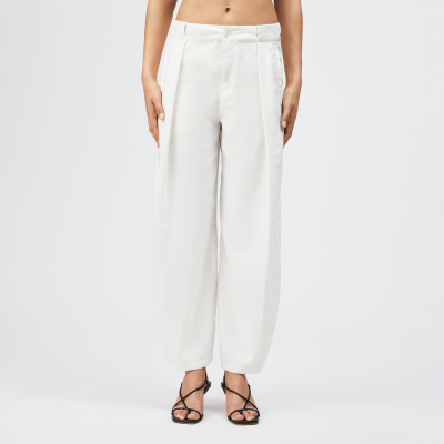 DRYKORN DREAK Relaxed Fit Utility-Hose in Leinen-Mix off_weiß 24x32