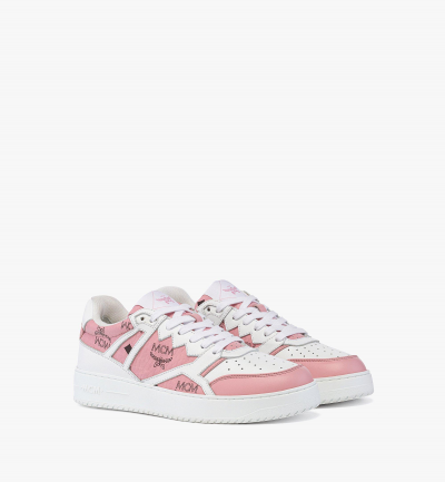 MCM Low-Top-Sneaker Neo Terrain in Visetos-Leder-Mix Damen SOFT PINK