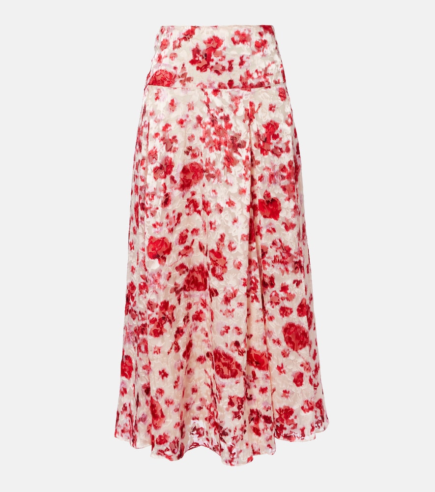 Isabel Marant Maxirock Hilza aus Jacquard, Damen, DE 32 Rosa