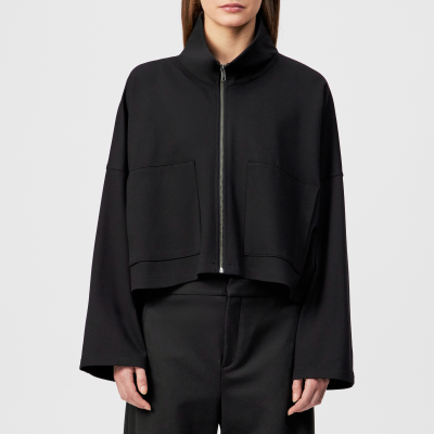 DRYKORN ELSTOW-1 Oversized Jacke in Jersey schwarz 1