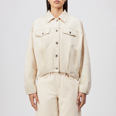 DRYKORN BLAXTON Denimjacke in reiner Baumwolle metal 1