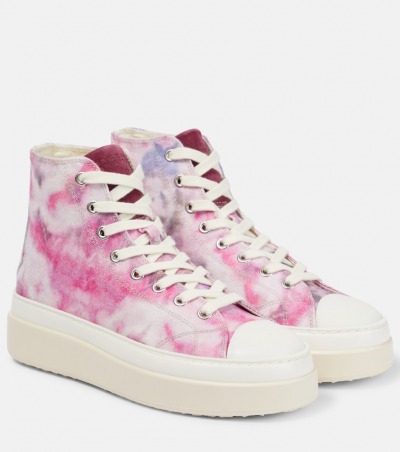 Isabel Marant Bedruckte Sneakers Austin, Damen, EU 38 Multicolor