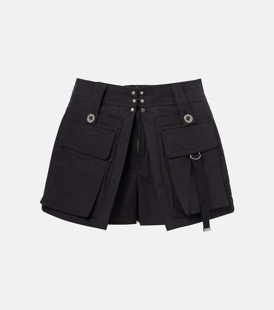 Isabel Marant Shorts Barta aus Baumwolle, Damen, DE 32 Schwarz