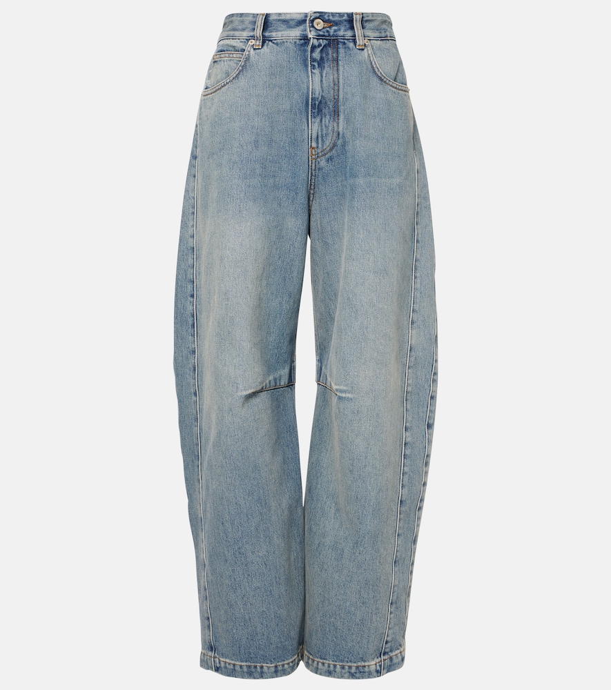Loewe Barrel Jeans Anagram, Damen, S Blau