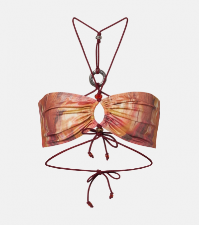 Isabel Marant Verziertes Bikini-Oberteil Analia, Damen, DE 32 Orange