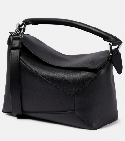 Loewe Tote Bag Puzzle Edge Small aus Leder, Damen, Eine Größe Schwarz