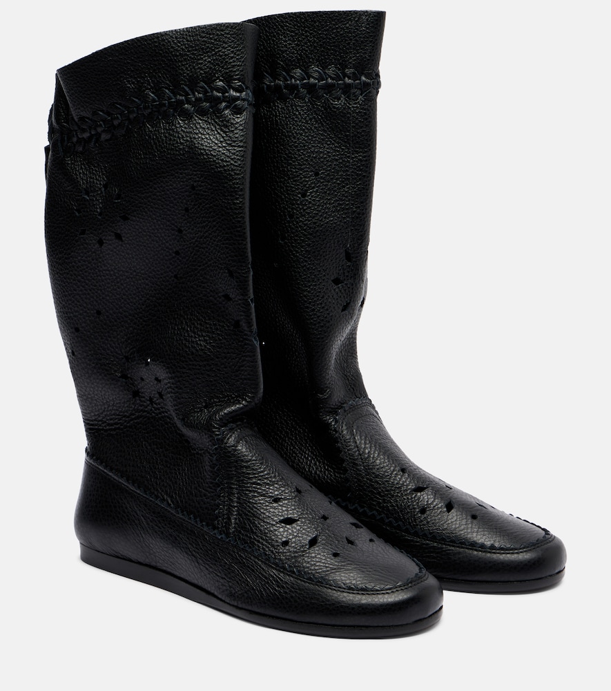 Isabel Marant Stiefel Welky aus Leder, Damen, EU 35 Schwarz