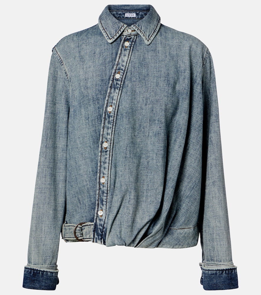 Loewe Hemd aus Denim, Damen, XS Blau