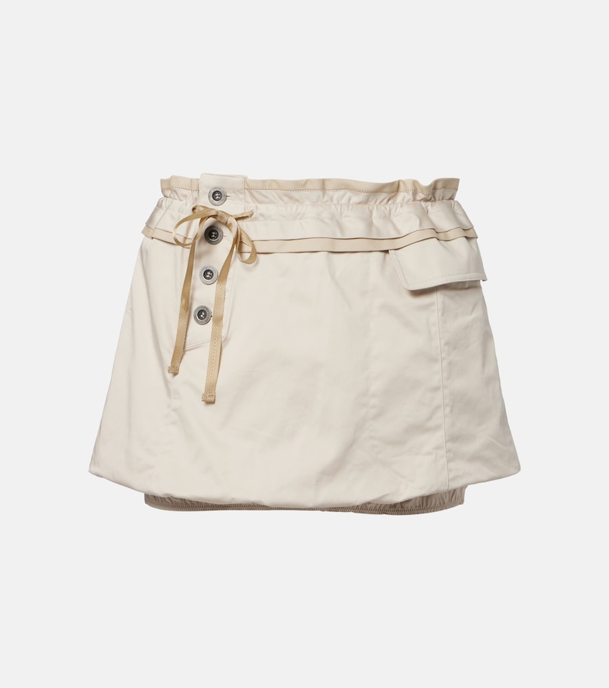 Isabel Marant Minirock Jamily aus einem Baumwollgemisch, Damen, DE 34 Beige