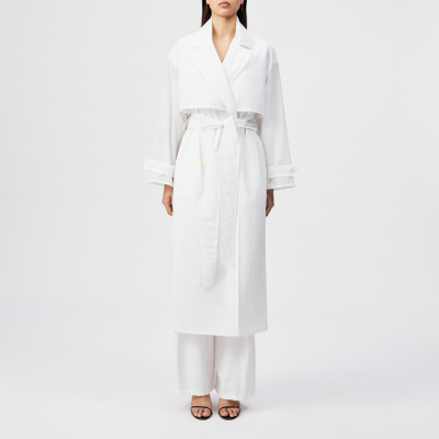 DRYKORN AVETON Relaxed Fit Mantel off_weiß 1