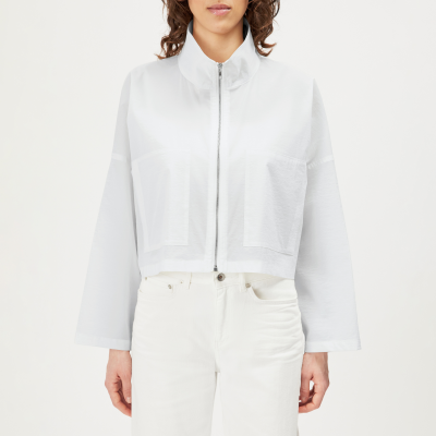DRYKORN ELSTOW-1 Oversized Jacke aus Techno-Gewebe off_weiß 2