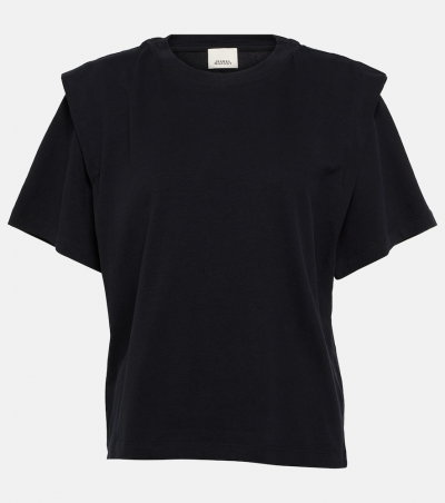 Isabel Marant T-Shirt Zelitos aus Baumwolle, Damen, DE 34 Schwarz