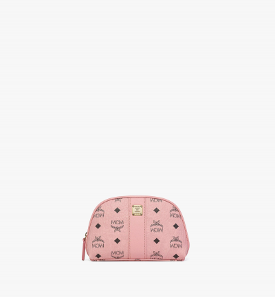 MCM Aren Kosmetiktasche in Visetos Damen SOFT PINK
