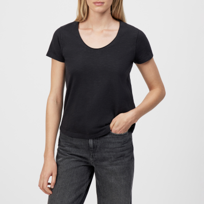 DRYKORN NAVIVI T-Shirt in reiner Baumwolle schwarz XS