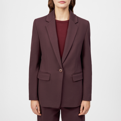 DRYKORN ATLIN-2 Einknopf-Blazer in Viskose-Mix rot 5