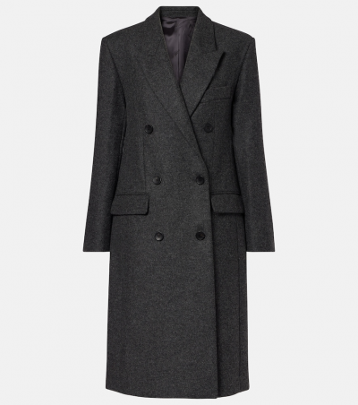 Isabel Marant Mantel Irene aus Schurwolle, Damen, DE 34 Grau