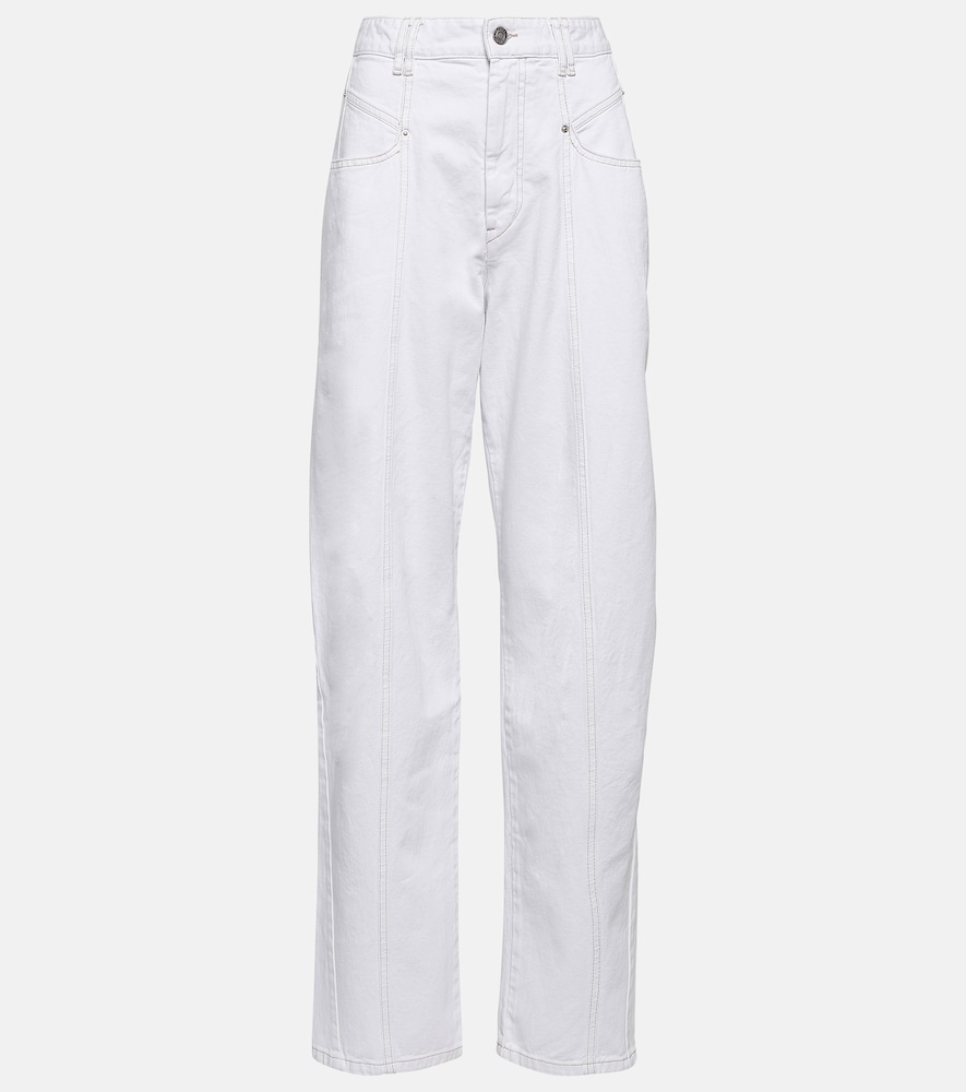 Isabel Marant High-Rise Jeans Vetan, Damen, DE 38 Weiß
