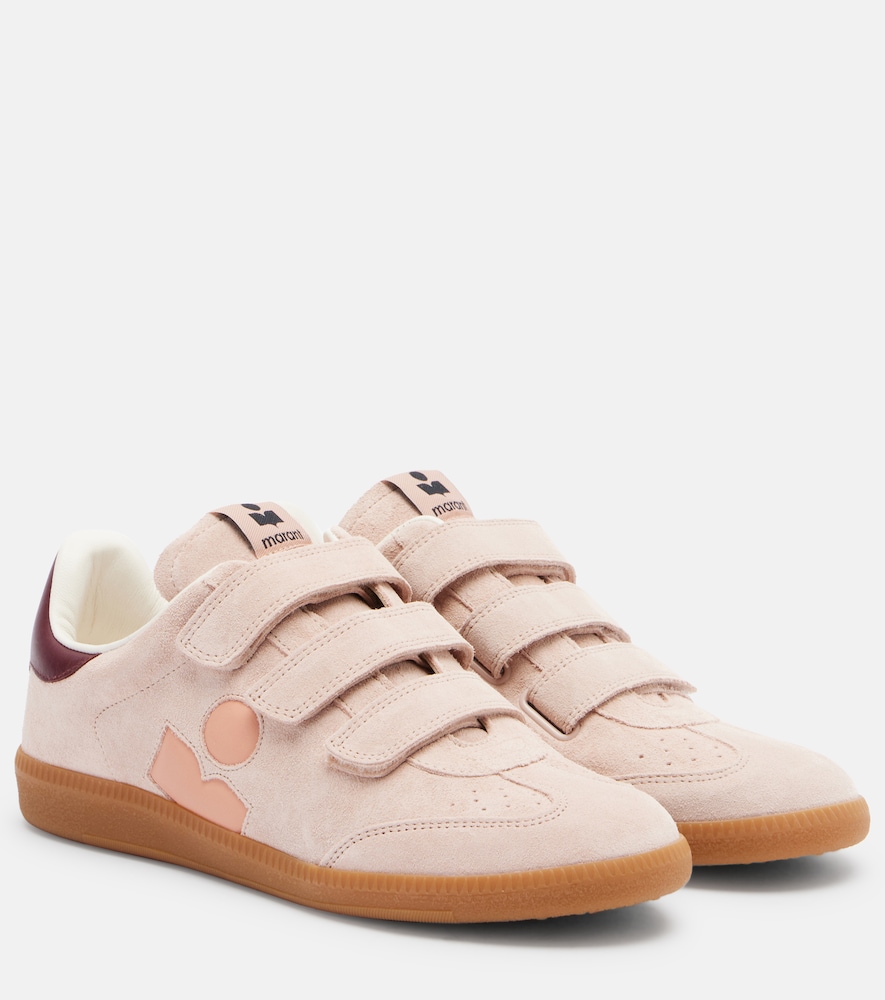 Isabel Marant Sneakers Beth aus Veloursleder und Leder, Damen, EU 35 Rosa
