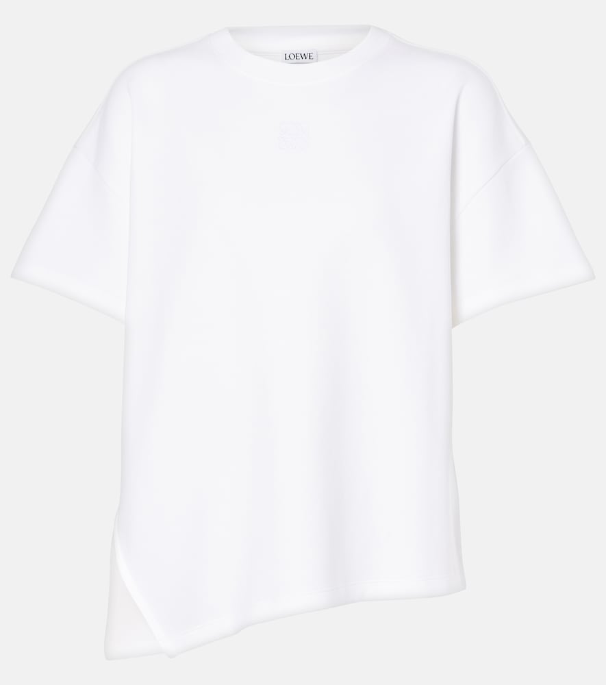 Loewe T-Shirt aus einem Baumwollgemisch, Damen, XS Weiß