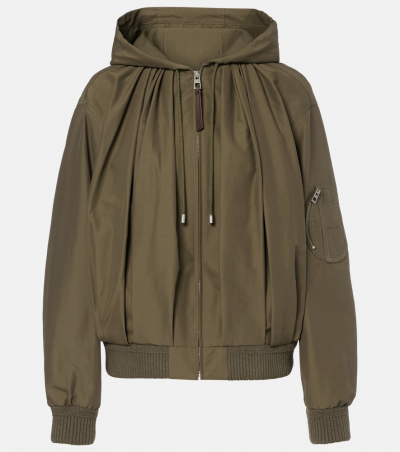 Loewe Jacke aus einem Baumwollgemisch, Damen, XS Grün