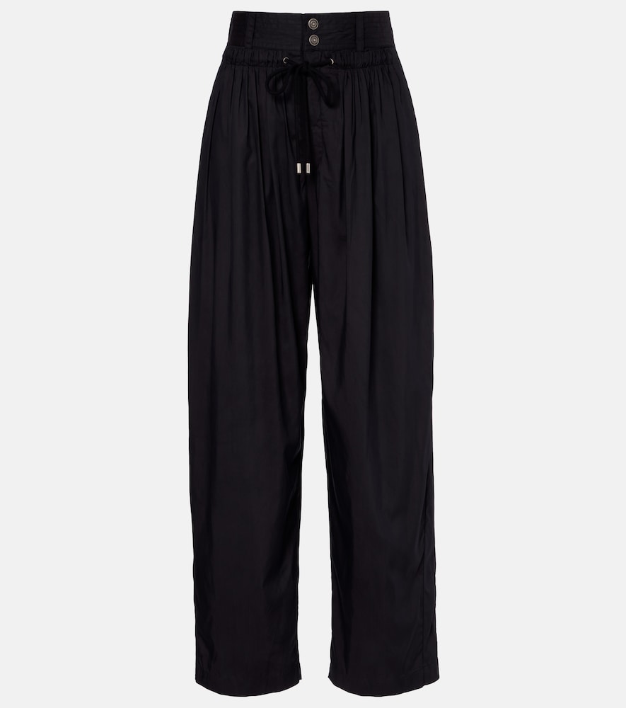 Isabel Marant Weite High-Rise-Hose Inaya, Damen, DE 36 Schwarz