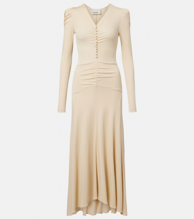 Isabel Marant Midikleid Nejma, Damen, DE 32 Beige