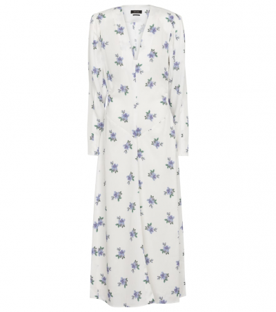 Isabel Marant Bedrucktes Midikleid Bagenia, Damen, DE 32 Multicolor